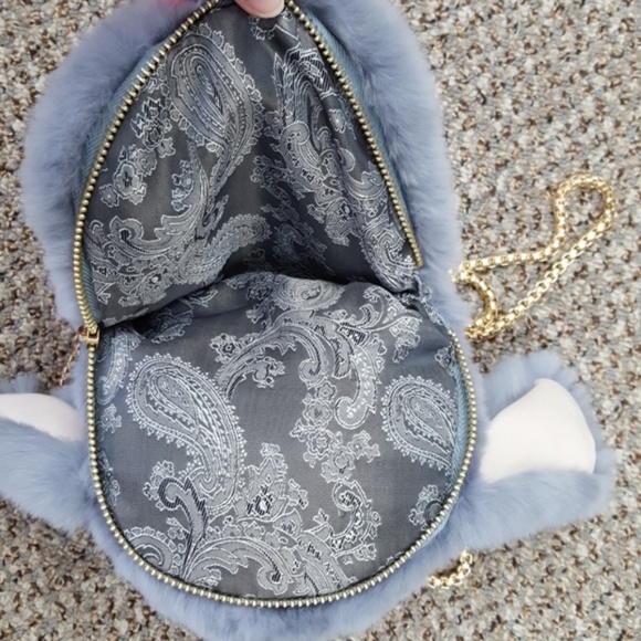 Rex Rabbit Fur Purse - Picture 3 of 5